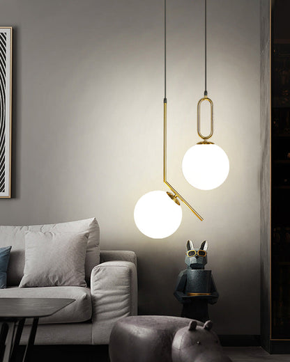 Diff Glass Globe Pendant Light-DF2097