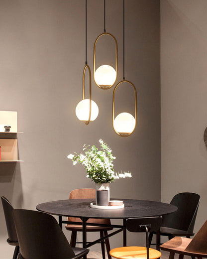 Diff Glass Globe Pendant Light-DF2097