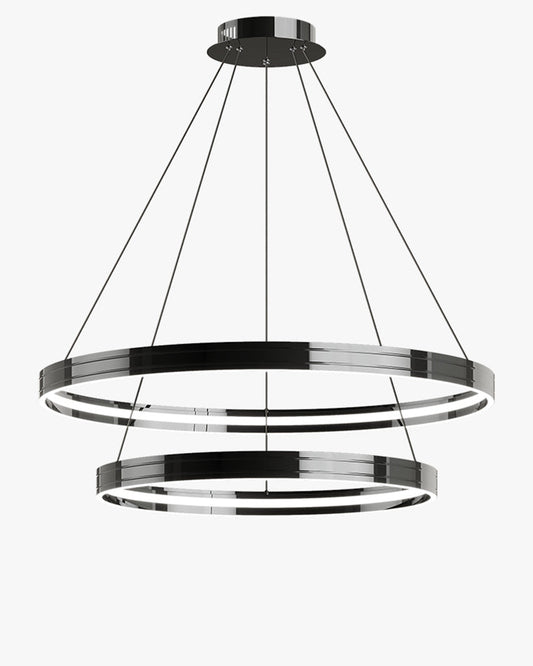 Diff Black Circular Led Chandelier-DF2297