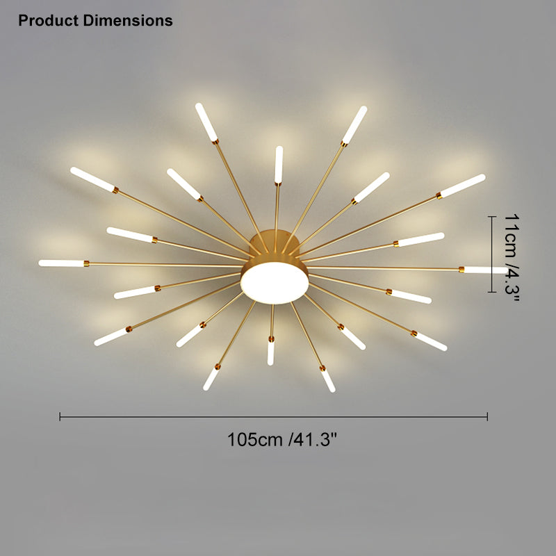 Diff Fireworks Swirl Ceiling Light-DF1001