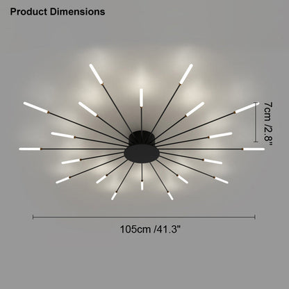 Diff Fireworks Starburst Ceiling Light-DF1000