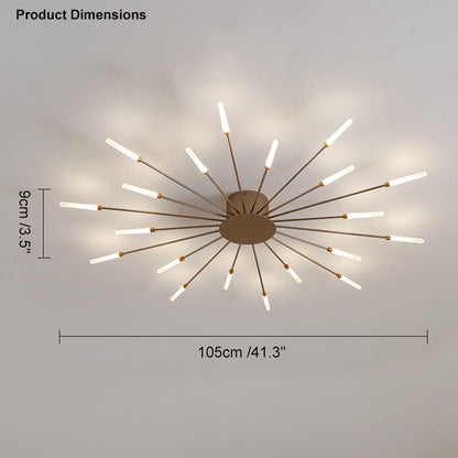 Diff Fireworks Starburst Ceiling Light-DF1000