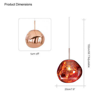 Diff Hanging Lava Melt Pendant Lamp-DF2043