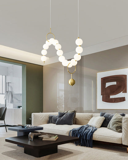 Diff String Pearl Chandelier-DF2102