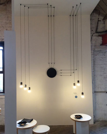 Diff Wire Off Center Chandelier-DF2107