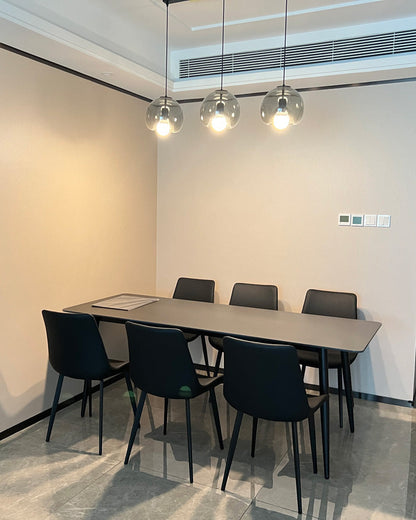Diff Smoked/Amber Blown Glass Pendant Light-DF2108
