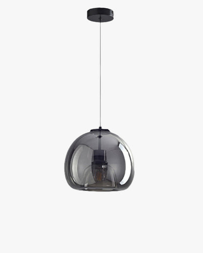 Diff Smoked/Amber Blown Glass Pendant Light-DF2108