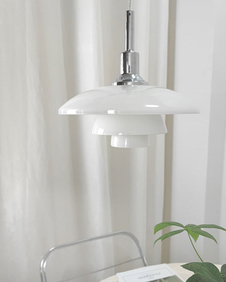 Diff Danish Designer Milk Glass Pendant Lamp-DF2116