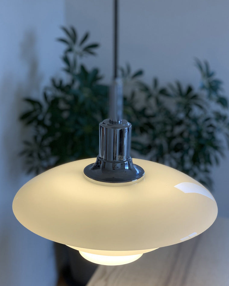 Diff Danish Designer Milk Glass Pendant Lamp-DF2116