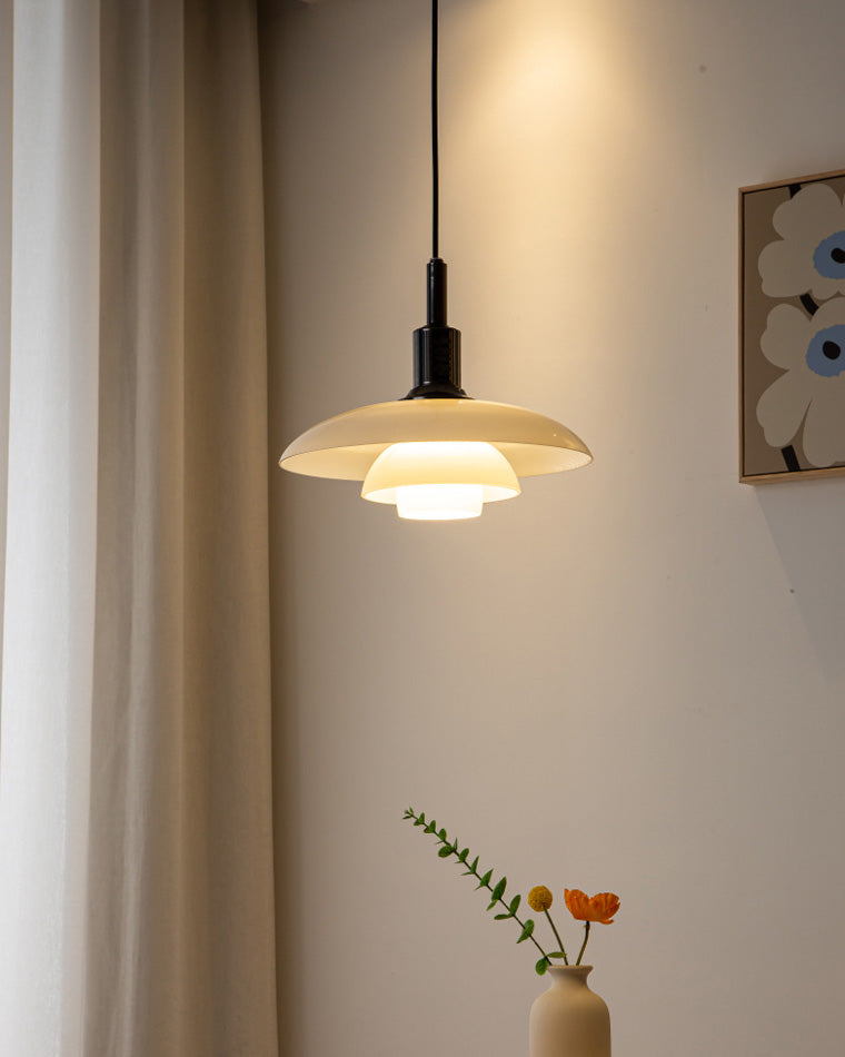 Diff Danish Designer Milk Glass Pendant Lamp-DF2116