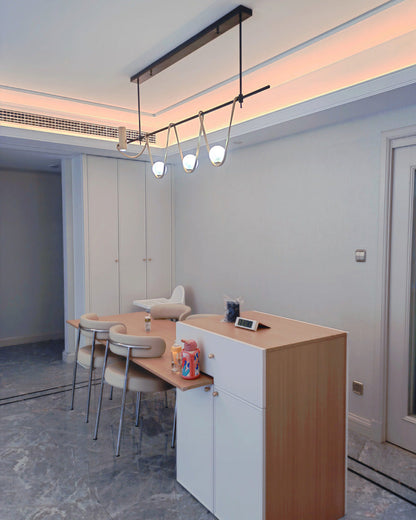 Diff Sculptural Linear Pendant Light-DF2117
