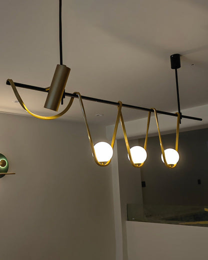 Diff Sculptural Linear Pendant Light-DF2117