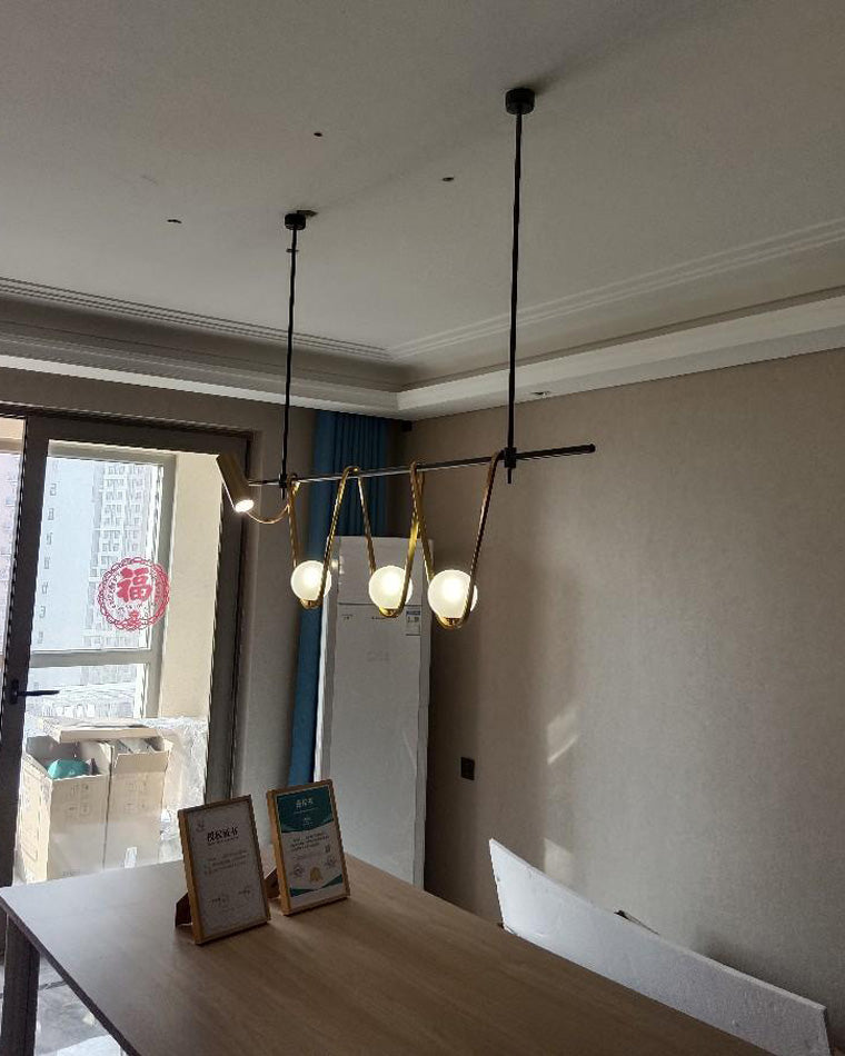 Diff Sculptural Linear Pendant Light-DF2117