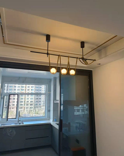 Diff Sculptural Linear Pendant Light-DF2117