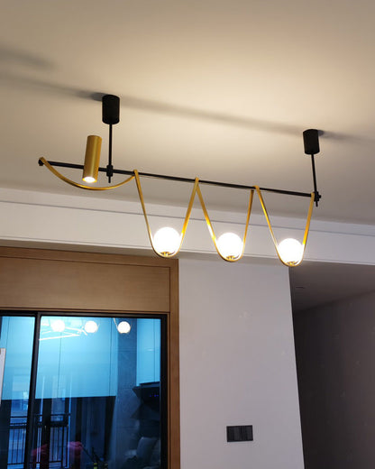 Diff Sculptural Linear Pendant Light-DF2117