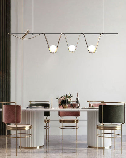 Diff Sculptural Linear Pendant Light-DF2117