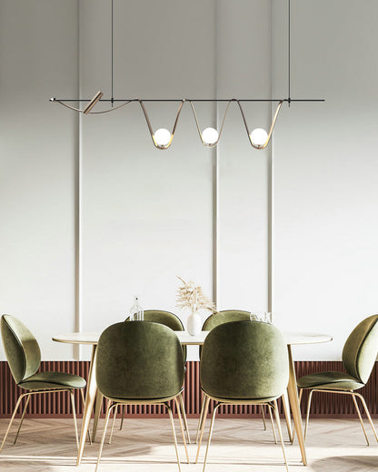 Diff Sculptural Linear Pendant Light-DF2117