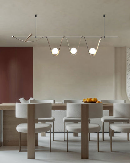 Diff Sculptural Linear Pendant Light-DF2117