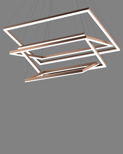 Diff Tiered Rectangular Chandelier-DF2120