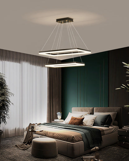 Diff Tiered Rectangular Chandelier-DF2120
