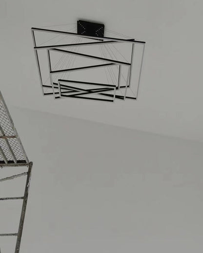 Diff Tiered Rectangular Chandelier-DF2120