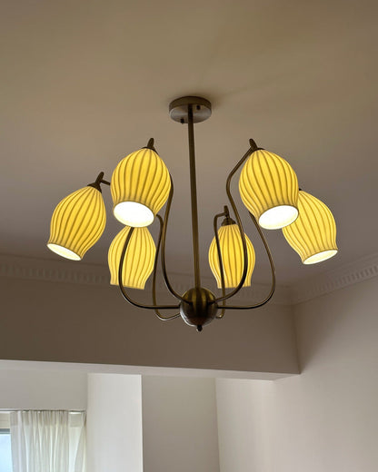 Diff Ceramic Flower Chandelier-DF2121