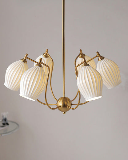 Diff Ceramic Flower Chandelier-DF2121
