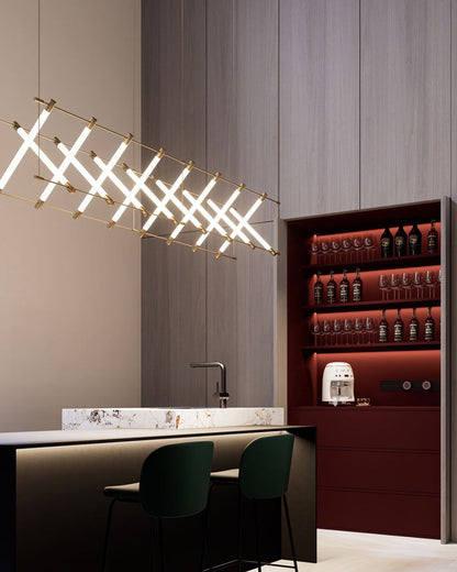 Diff Maza Long Linear Chandelier-DF2134
