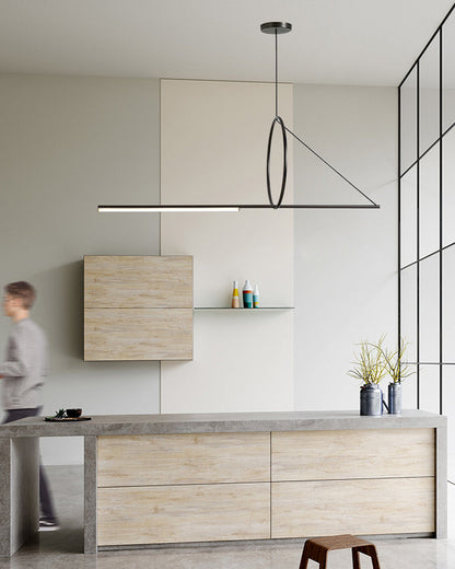 Diff Offset Linear Pendant Light-DF2135