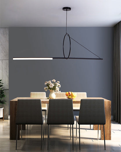 Diff Offset Linear Pendant Light-DF2135