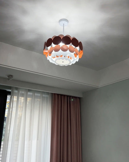 Diff Black/Blue Round Chandelier-DF2140