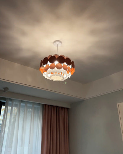 Diff Black/Blue Round Chandelier-DF2140