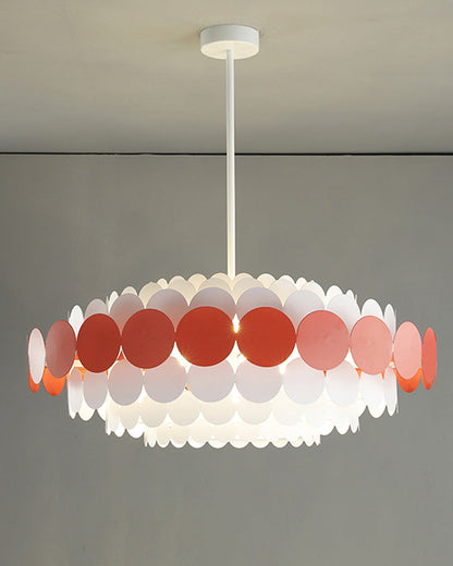Diff Black/Blue Round Chandelier-DF2140