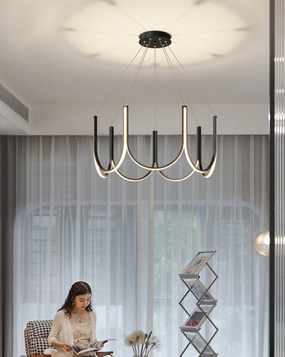 Diff Minimal U-shaped Round chandelier-DF2143