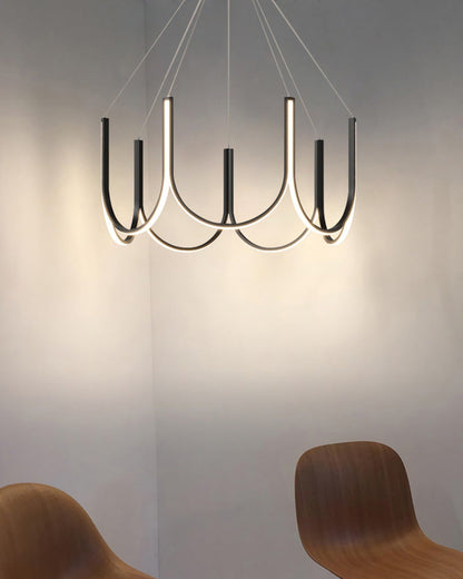 Diff Minimal U-shaped Round chandelier-DF2143
