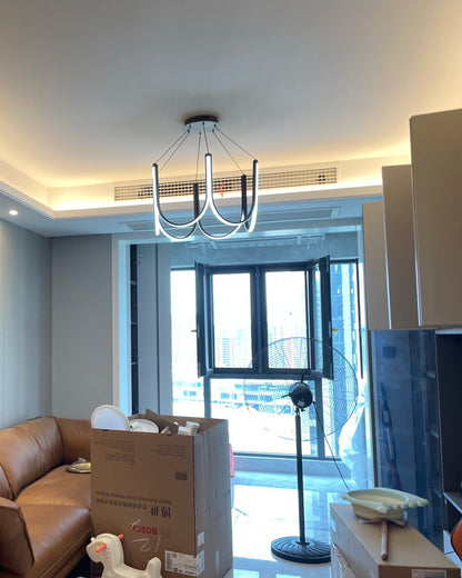 Diff Minimal U-shaped Round chandelier-DF2143
