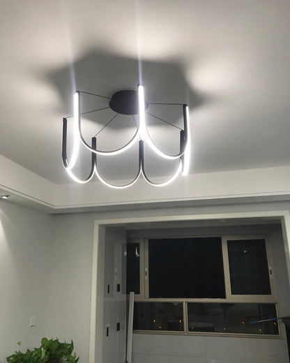Diff Minimal U-shaped Round chandelier-DF2143
