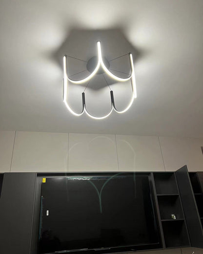 Diff Minimal U-shaped Round chandelier-DF2143