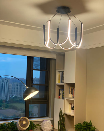 Diff Minimal U-shaped Round chandelier-DF2143