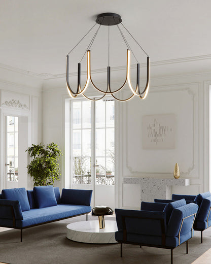 Diff Minimal U-shaped Round chandelier-DF2143
