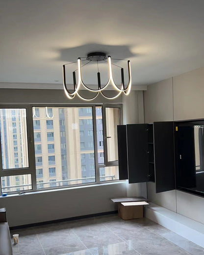 Diff Minimal U-shaped Round chandelier-DF2143