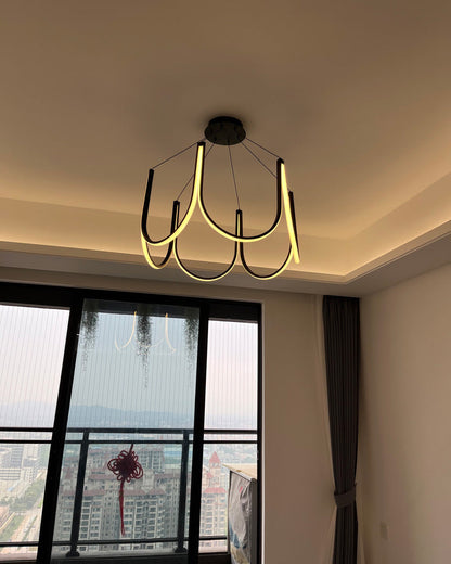 Diff Minimal U-shaped Round chandelier-DF2143
