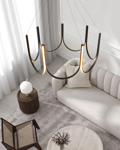 Diff Minimal U-shaped Round chandelier-DF2143