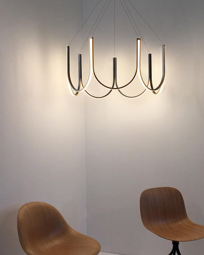 Diff Minimal U-shaped Round chandelier-DF2143