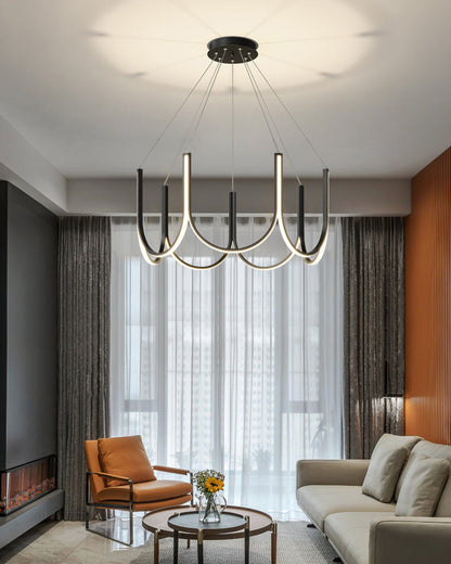 Diff Minimal U-shaped Round chandelier-DF2143