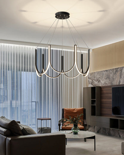 Diff Minimal U-shaped Round chandelier-DF2143