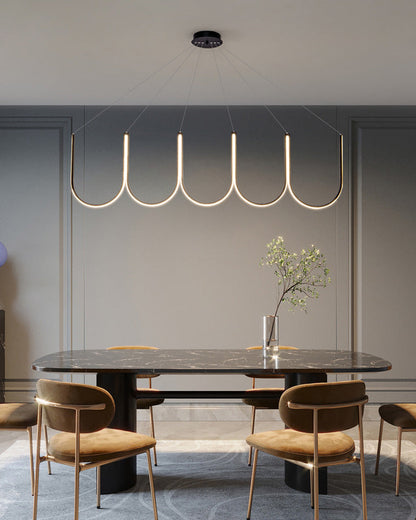 Diff Minimal U-shaped Round chandelier-DF2143