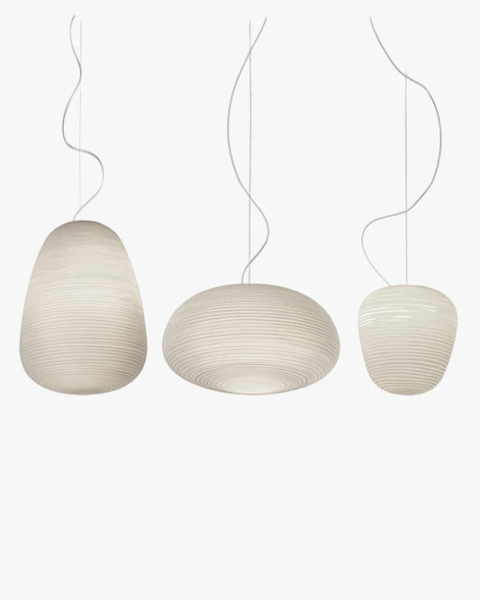 Diff Lantern Blown Glass Pendant Light-DF2151