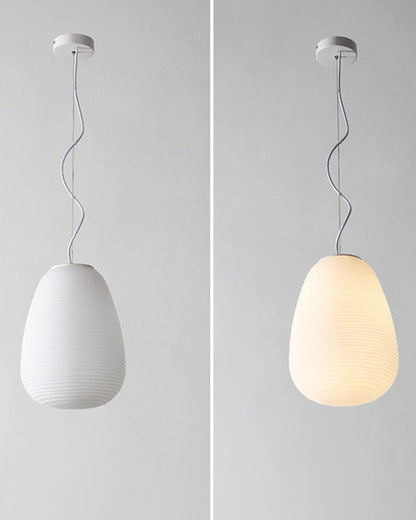 Diff Lantern Blown Glass Pendant Light-DF2151