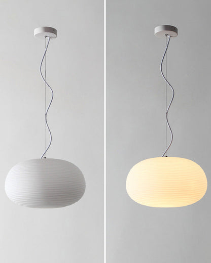 Diff Lantern Blown Glass Pendant Light-DF2151